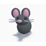 Mouse - A mouse (pl.: mice) is a small rodent. Characteristically, mice are known to have a pointed snout, small rounded ears, a body-length scaly tail, and a high breeding rate.